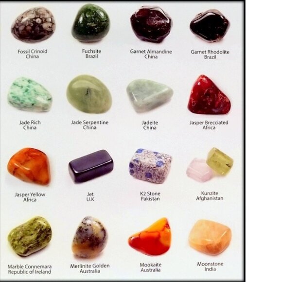 New Gemstones Gems of the World Poster 16.5” x 23.4” - Picture 2 of 2
